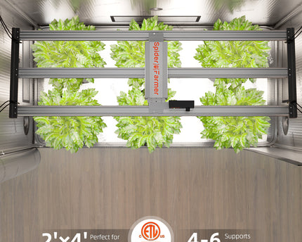 Gesunde Pflanzen unter Spider Farmer G4500 LED-Vollspektrum-Beleuchtung