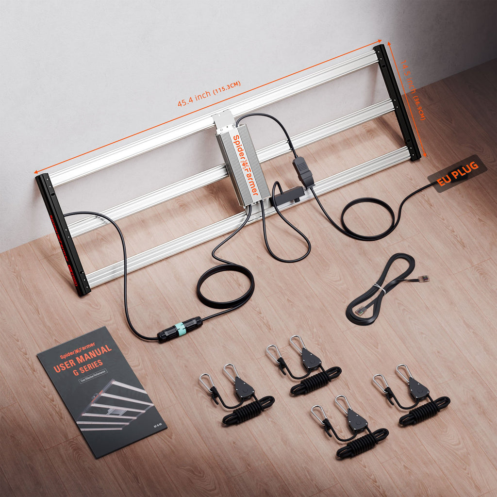 Spider Farmer G4500 LED-Panel Lieferumfang