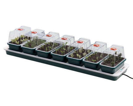 Garland Aufzuchtstation beheizt 76x18,5x15cm - Längliche Anzuchtschale für Fensterbank mit Heizung