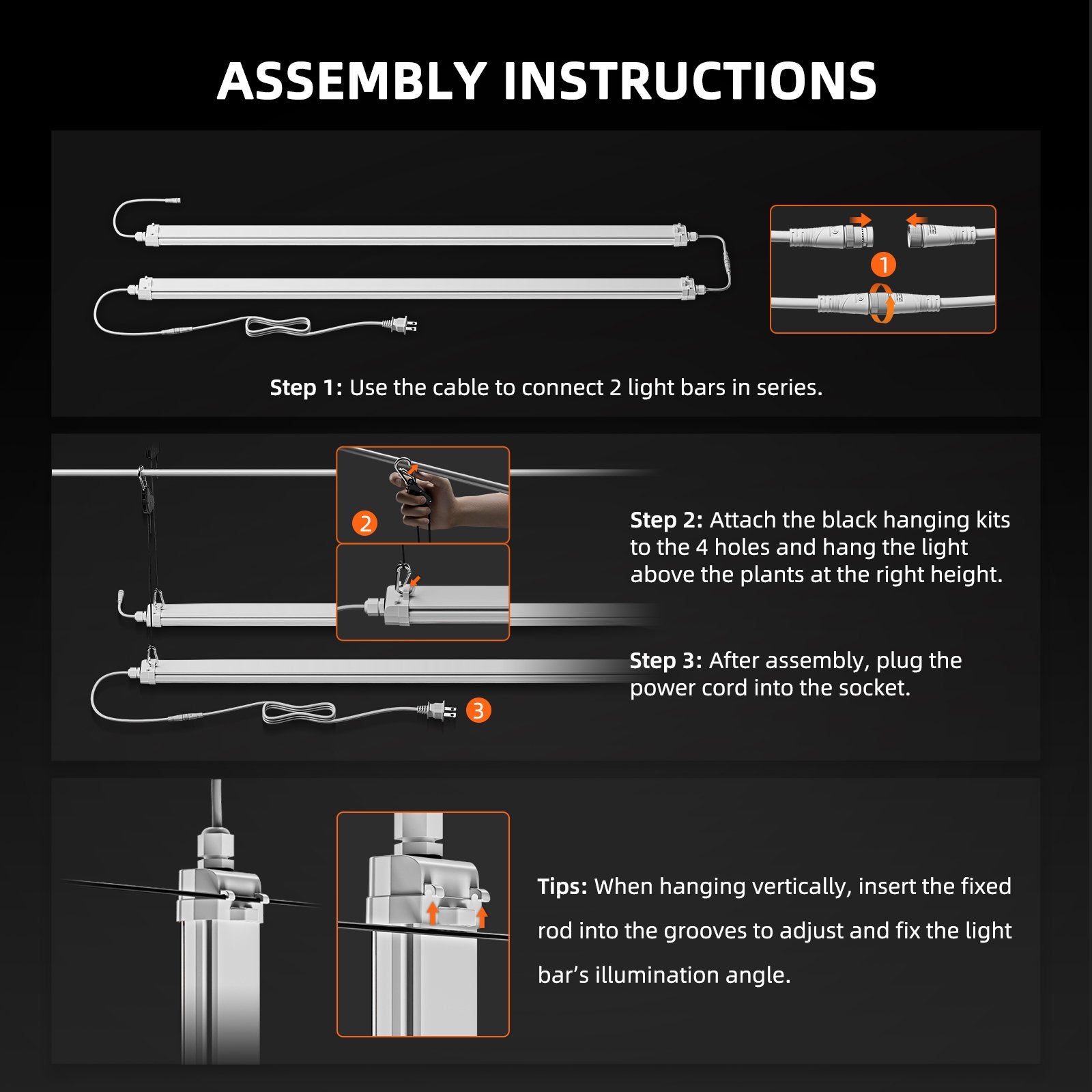 Spider Farmer® Glow80 LED Leiste - Kompakte 80W Bauweise für optimale Lichtverteilung