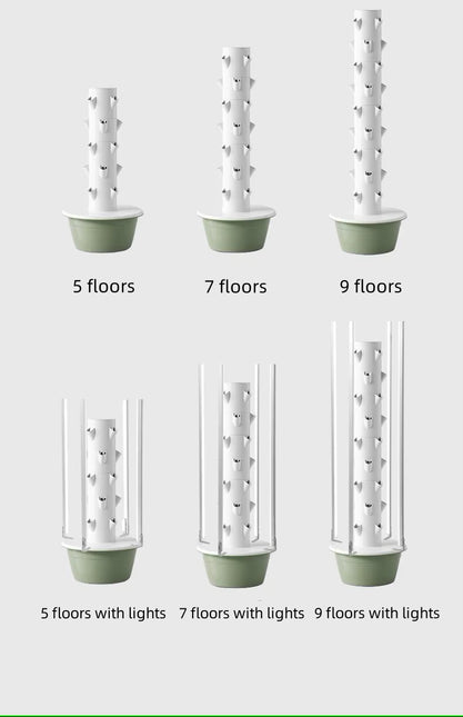 Hydroponik-Tower  5/7/9 - organic-design.com