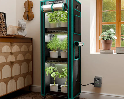 Mars Hydro 4-stufiges Pflanzenregal mit 54W LED Pflanzenlampen für Indoor Anzucht