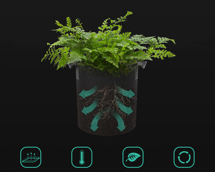 Mars Hydro EU Grow Bags 5er Pack - Premium Qualität aus Europa