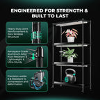 Mars Hydro 6 -Tier-Pflanzenregal mit 250-W-LED-Wachstumslichtern Stabilität