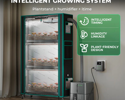 Mars Hydro Pflanzenregal 4 Etagen höhenverstellbar mit LED Vollspektrum Beleuchtung