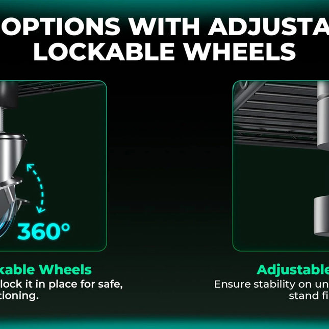 Mars Hydro 6 -Tier-Pflanzenregal mit 250-W-LED-Wachstumslichtern mit Rollen oder Füßen