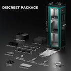 Mars Hydro 4-stufiges Indoor Pflanzenregal mit 54W LED Vollspektrum Pflanzenlampen