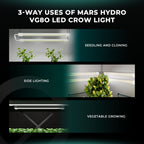 Mars Hydro VG80 3-Wege Montage - Flexible Installation von oben, unten oder seitlich