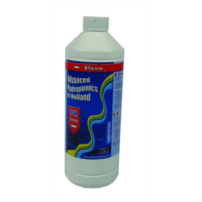 Advanced Hydroponics pH- Down Bloom, 1 L - organic-design.com