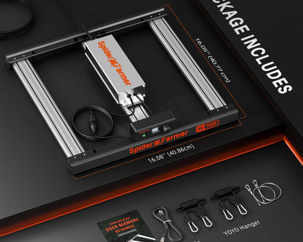 Spider Farmer SE1500 150W LED-Pflanzenlampe