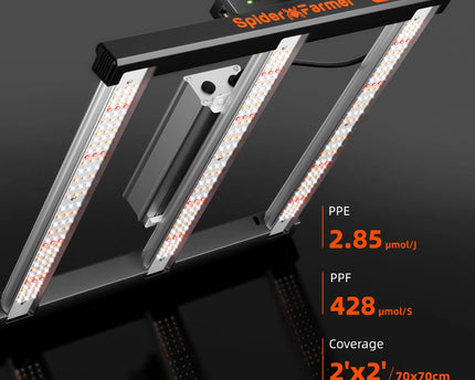 Spider Farmer SE1500 150W LED-Pflanzenlampe