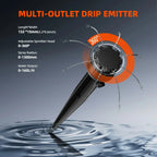 Spider Farmer Tropfdüsen Installation - 8 einstellbare Düsen für individuelle Pflanzenbewässerung