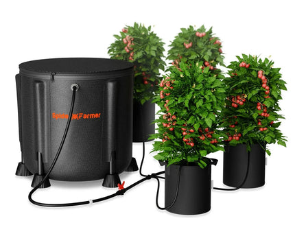 Automatisches Tropfbewässerungssystem für Pflanzen, Wasserpumpe mit 8 Tropfdüsen - organic-design.com