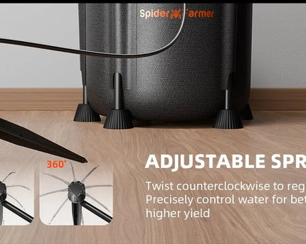 Spider Farmer Tropfdüsen Installation - 8 einstellbare Düsen für individuelle Pflanzenbewässerung