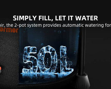 2-teiliges Selbstbewässerungssystem für Indoor-Zuchtzelte und Gewächshäuser - organic-design.com