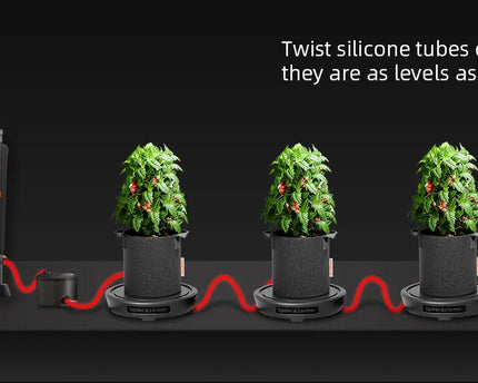 2-teiliges Selbstbewässerungssystem für Indoor-Zuchtzelte und Gewächshäuser - organic-design.com