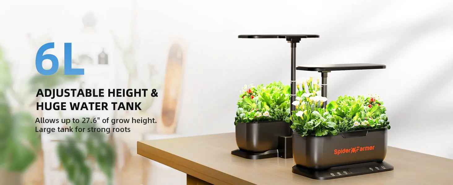 Spider Farmer SmartG12 Hydroponik System WiFi | 12 Pflanzen Indoor Garden