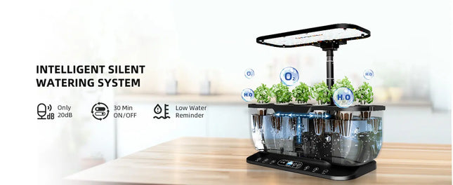 Smart Hydroponik Indoor Garten Kräuter Gemüse Anbau automatische Bewässerung WiFi Kontrolle
Anbau