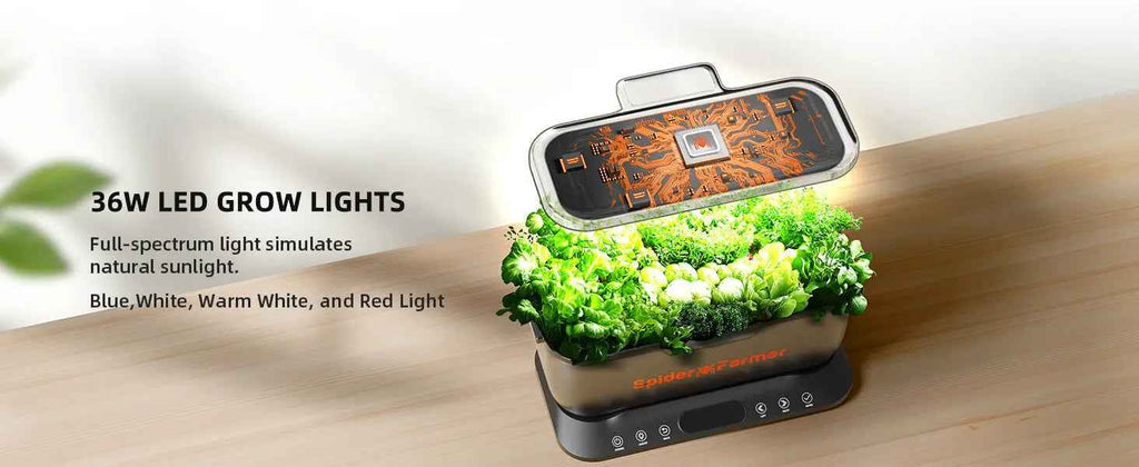 Spider Farmer SmartG12 Hydroponik System WiFi | 12 Pflanzen Indoor Garden