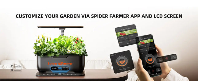 Smart Hydroponik Indoor Garten Kräuter Gemüse Anbau automatische WiFi Kontrolle App
Anbau