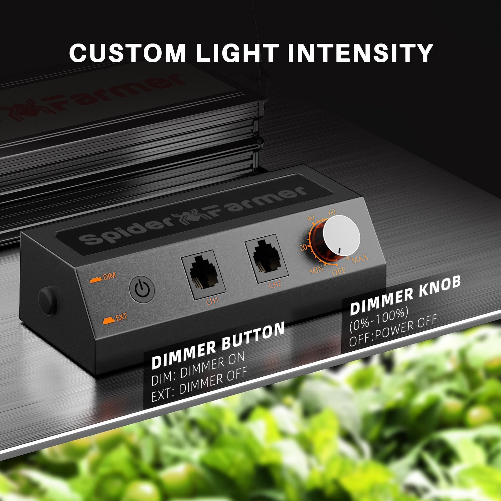 Spider Farmer® SF-2000 LED Steuerung