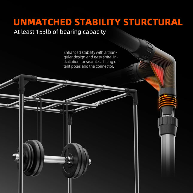SpiderFarmer SF4000 Komplettset Gestell Belastung