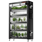 Spider Farmer Anzucht Pflanzenregal 5 Etagen 220W LED Growzelt 1680D Indoor Growing 110x40x180cm