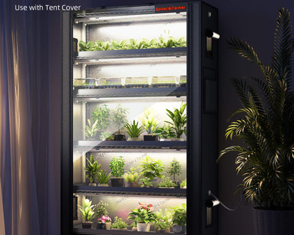 Spider Farmer 6-Tier Plant Stand LED Vollspektrum Beleuchtung Indoor Farm Hydroponik System