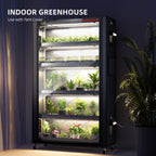 Spider Farmer 6-Tier Plant Stand LED Vollspektrum Beleuchtung Indoor Farm Hydroponik System