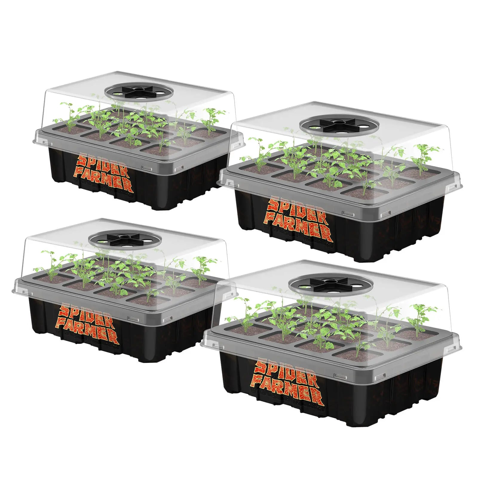 Anzucht-Set 4er-Pack Spider Farmer® Saatschalen - organic-design.com