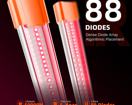 Spider Farmer IR16 LED Leiste - Hochdichte 730nm Infrarot-Dioden für bessere Penetration