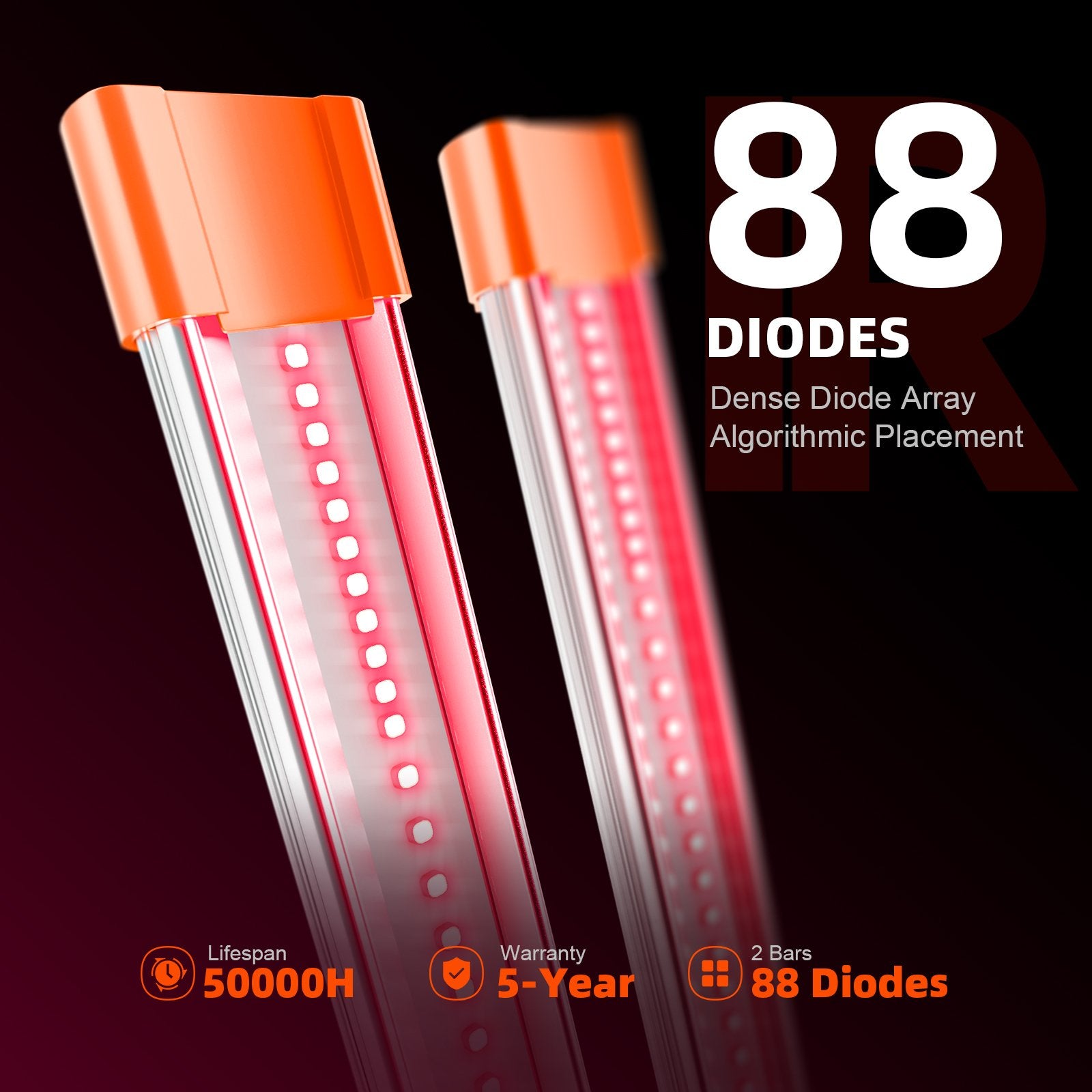 Spider Farmer IR16 LED Leiste - Hochdichte 730nm Infrarot-Dioden für bessere Penetration