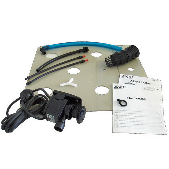 AeroFarm 45L Aeroponik System Aufbau Komponenten Pumpe Reservoir Terra Aquatica Hydroponik