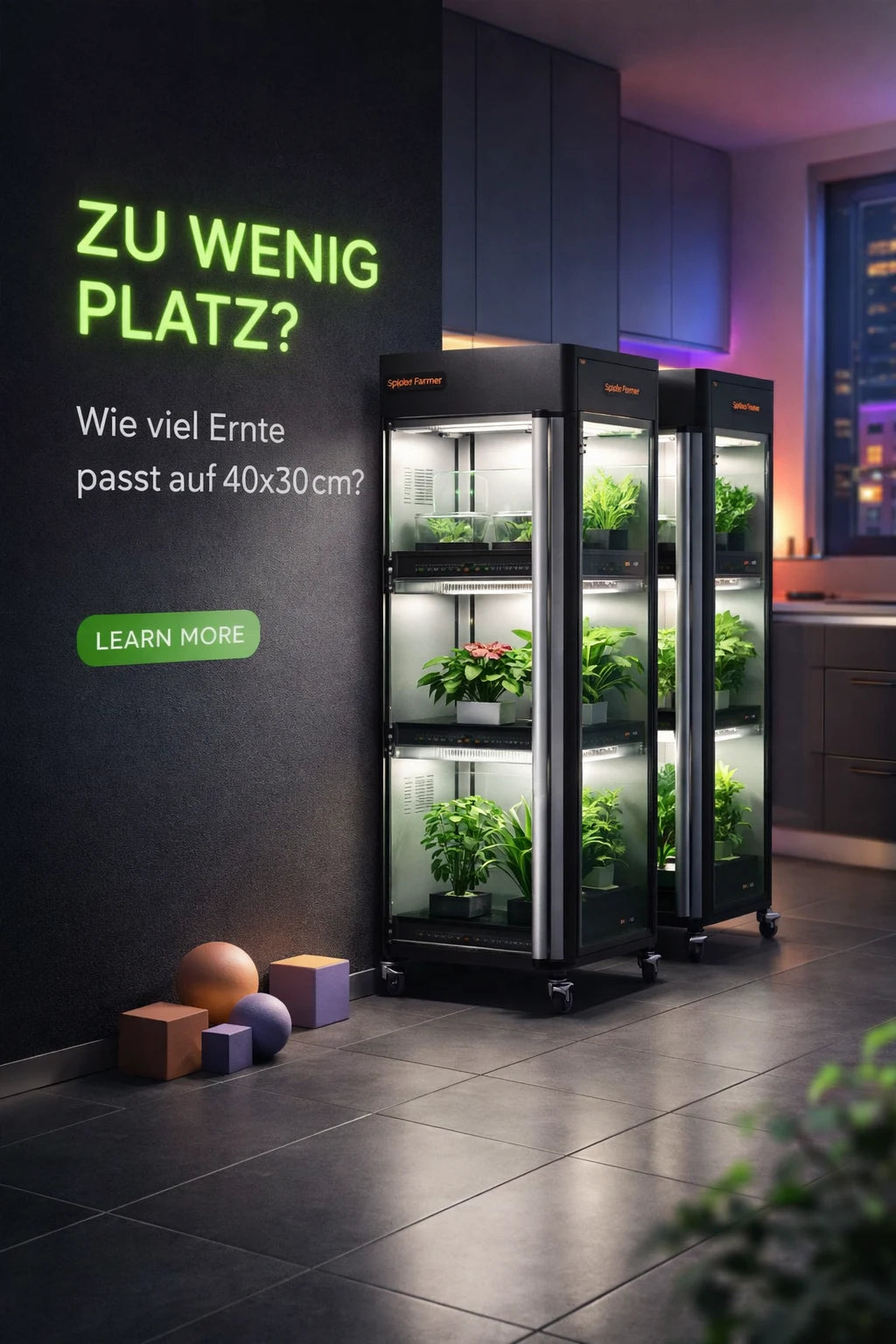 Spider Farmer Anzucht- & Pflanzenregal. Platz für deine Anzucht.