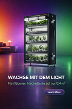 Spider Farmer Anzucht- & Pflanzenregal 5 Etagen. Mehr Licht. Mehr Platz. Mehr Wachstum.