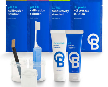 Bluelab EC und pH Reinigungs- und Kalibrierset - organic-design.com