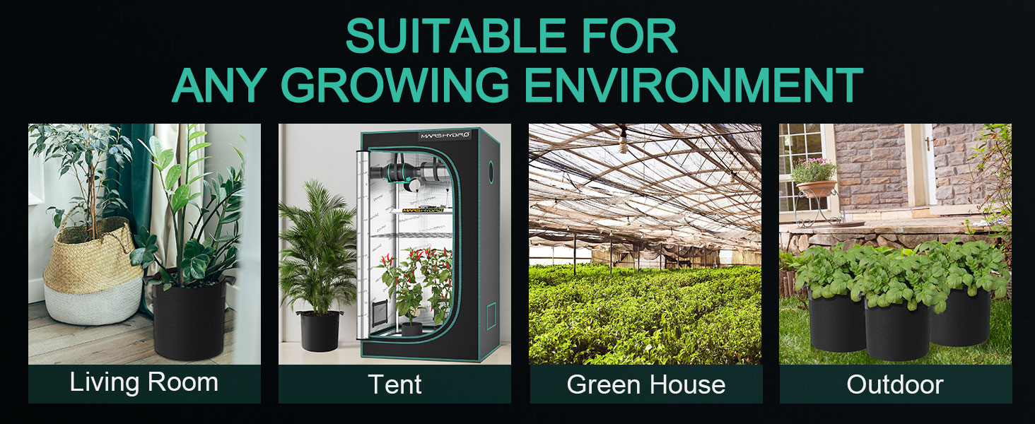 Mars Hydro Grow Bags - Vielseitig einsetzbar für jede Growing-Umgebung