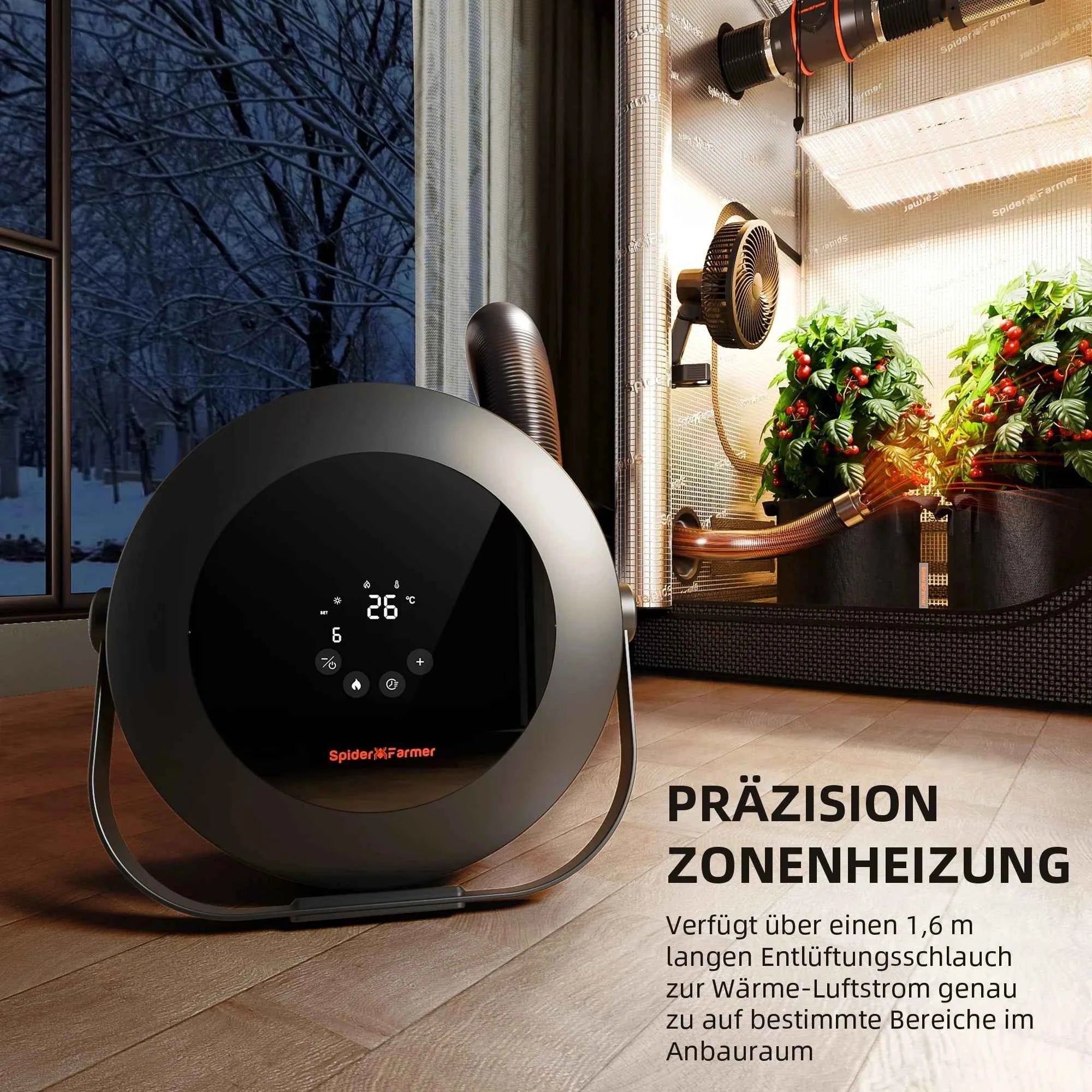 SpiderFarmer Heizer/Lüfter 540 Watt - smart