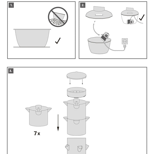 Hydroponik-Tower  5/7/9 - organic-design.com