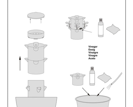 Hydroponik-Tower  5/7/9 - organic-design.com