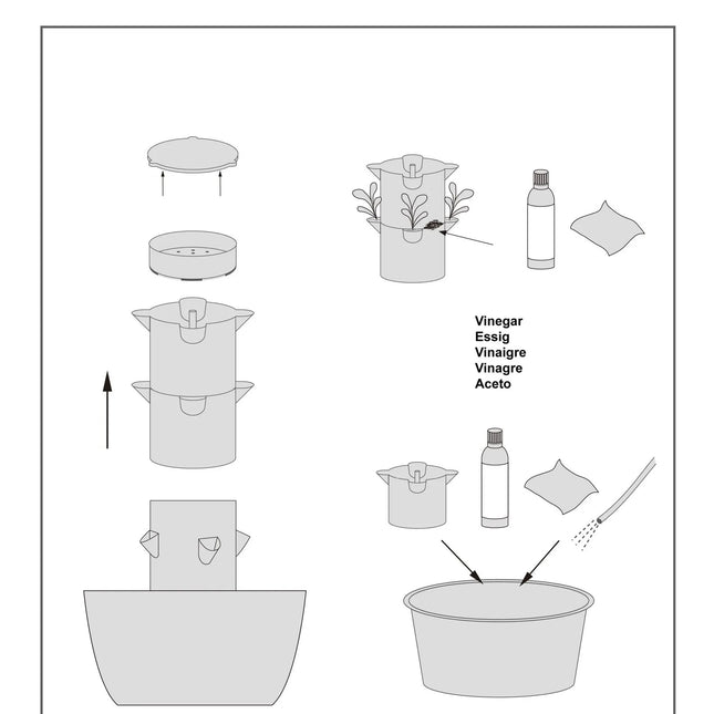 Hydroponik-Tower  5/7/9 - organic-design.com