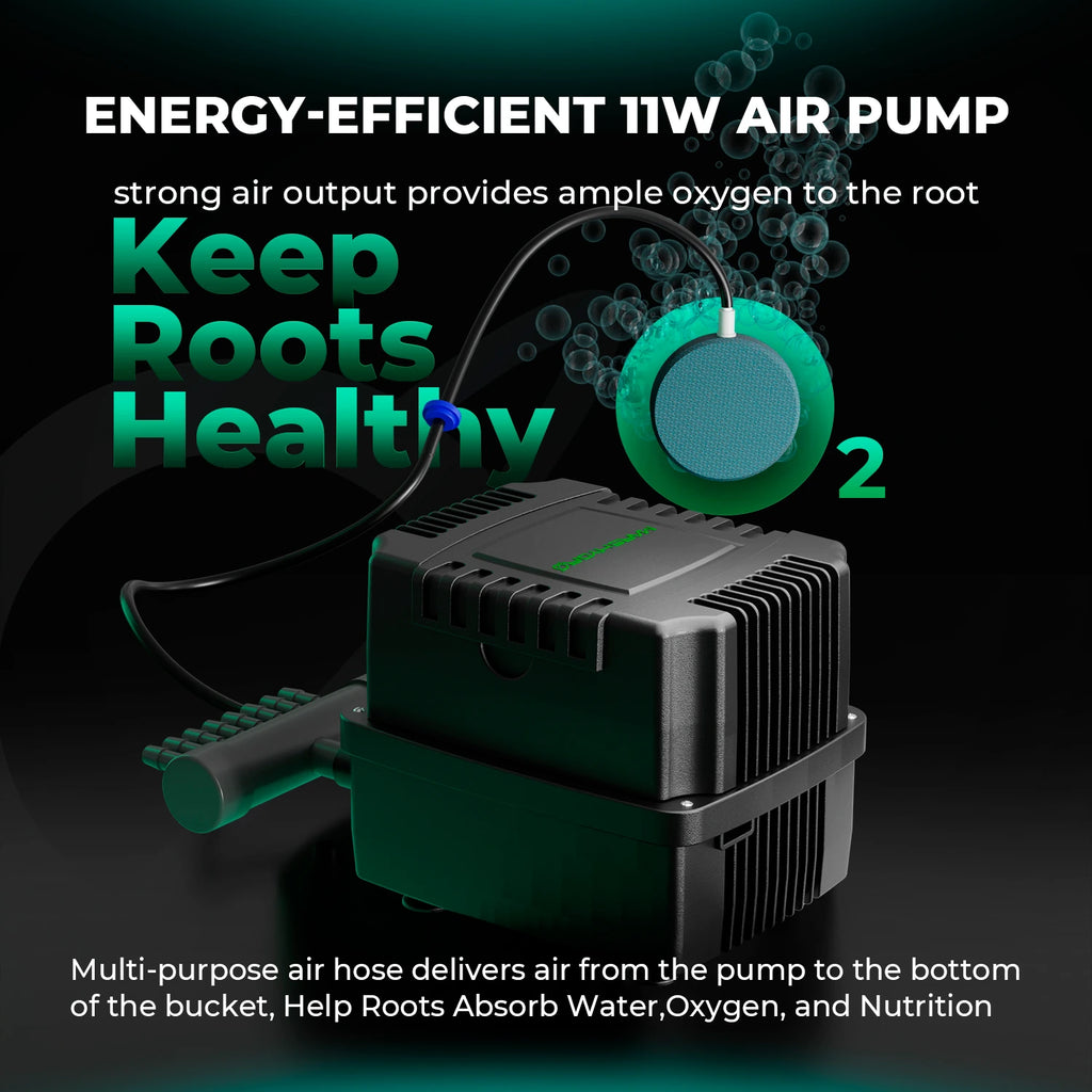 Mars Hydro 4 Eimer 5-Gallonen DWC Hydroponisches System - organic-design.com