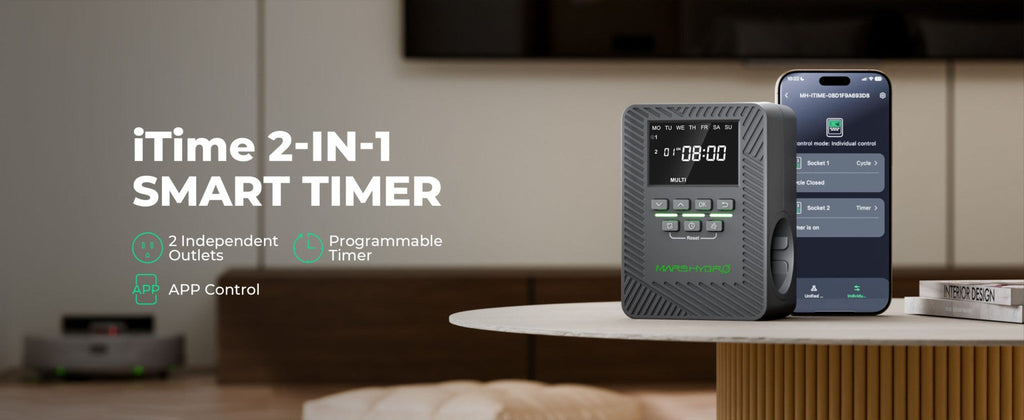 Mars Hydro iTime 2-in-1 Smart Timer EU mit App-Steuerung