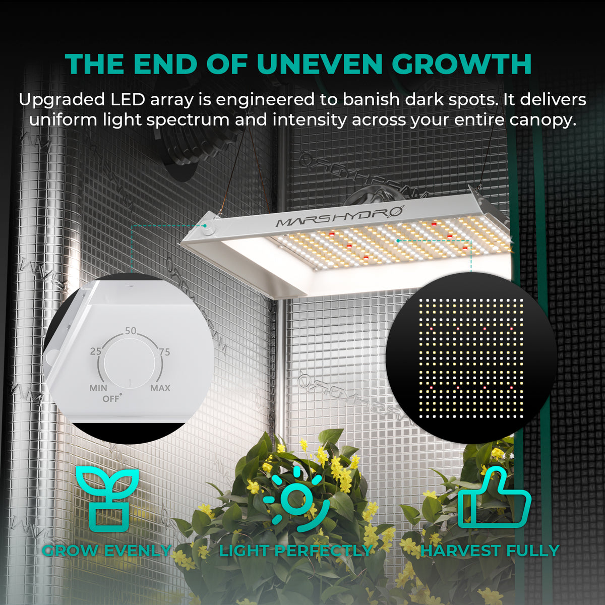 Mars Hydro TS600 Vollspektrum LED für Indoor Pflanzen