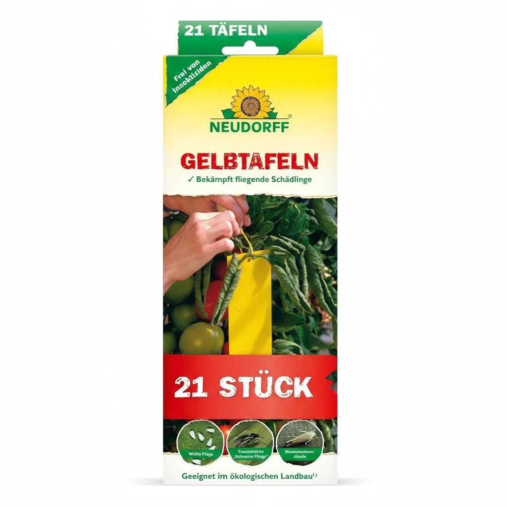 Gelbtafeln 7,5 x 20 cm – Neudorff 21 Stück