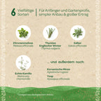 BIO-Saatgut-Set "Teekräuter" Sorten