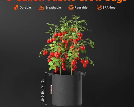 Spider Farmer Grow-Bags Detailansicht - Atmungsaktives Material für optimale Wurzelentwicklung