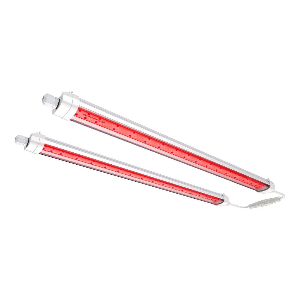 Spider Farmer GlowR40 40W Deep-Red LED Zusatzbeleuchtung mit zwei Lichtleisten