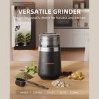 Spider Farmer elektrische Gewürzmühle – Versatile Grinder, vollständige Überschrift und Küchenanwendung