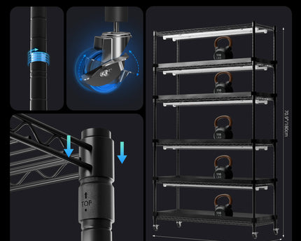 Spider Farmer Anzuchtregal Komponenten 10 LED Lichtleisten Drahtgeflecht wasserdichte Matten